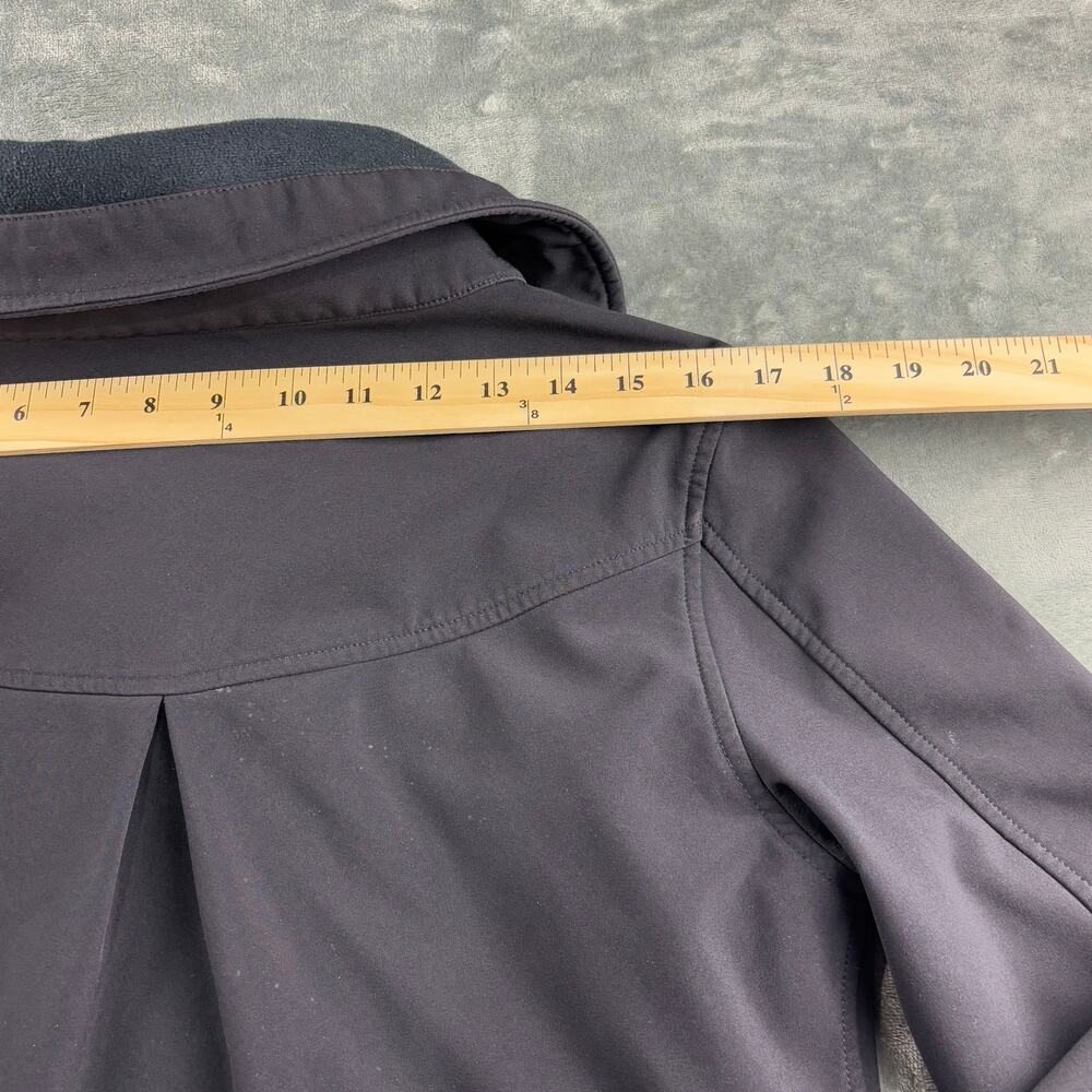 Lululemon Jacket Women 8 Rare Audrey Long Crop Waterproof Athleisure Coat Black - Picture 11 of 13